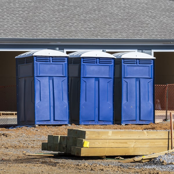 is there a specific order in which to place multiple porta potties in Eddyville IL